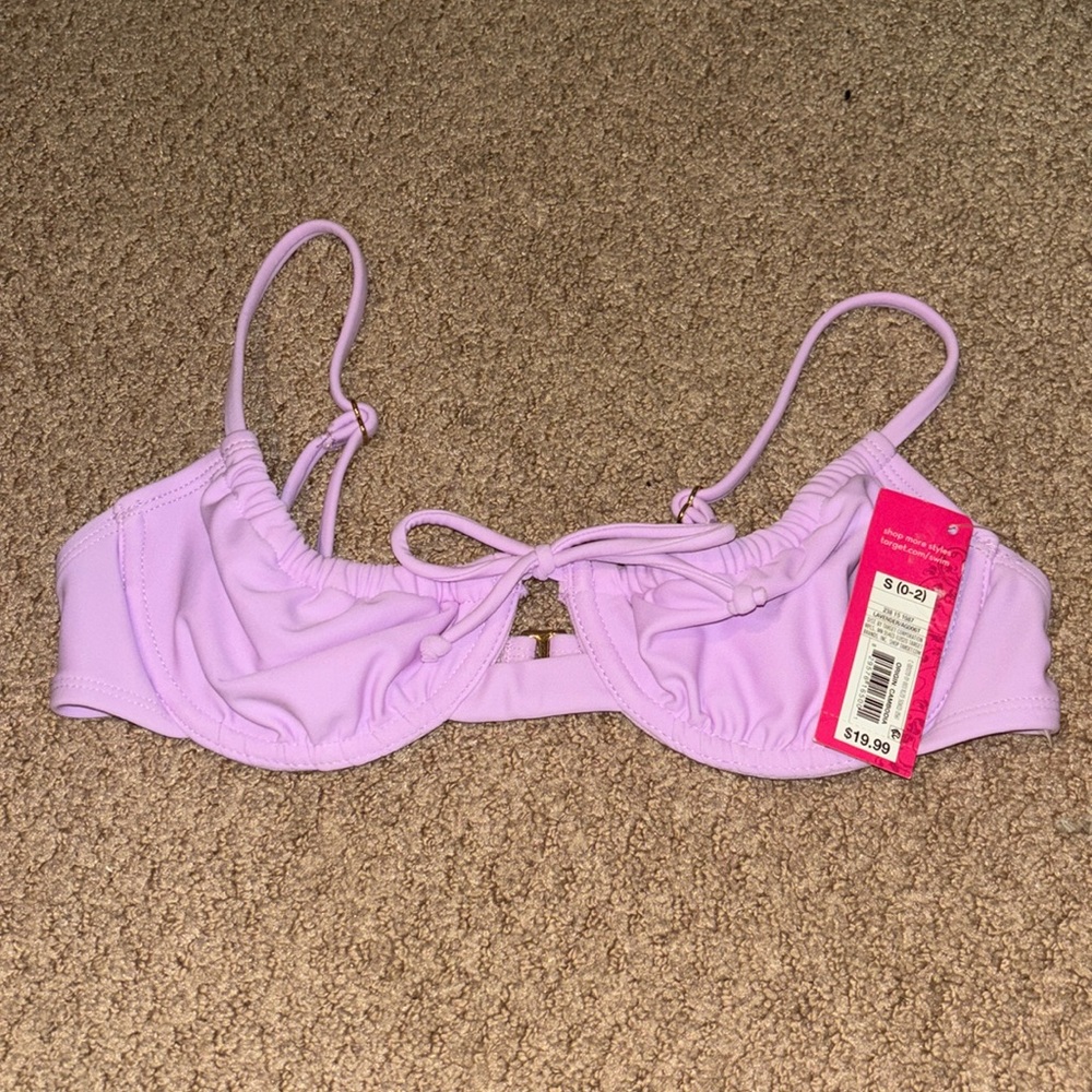 Target Light Purple Bikini Top
